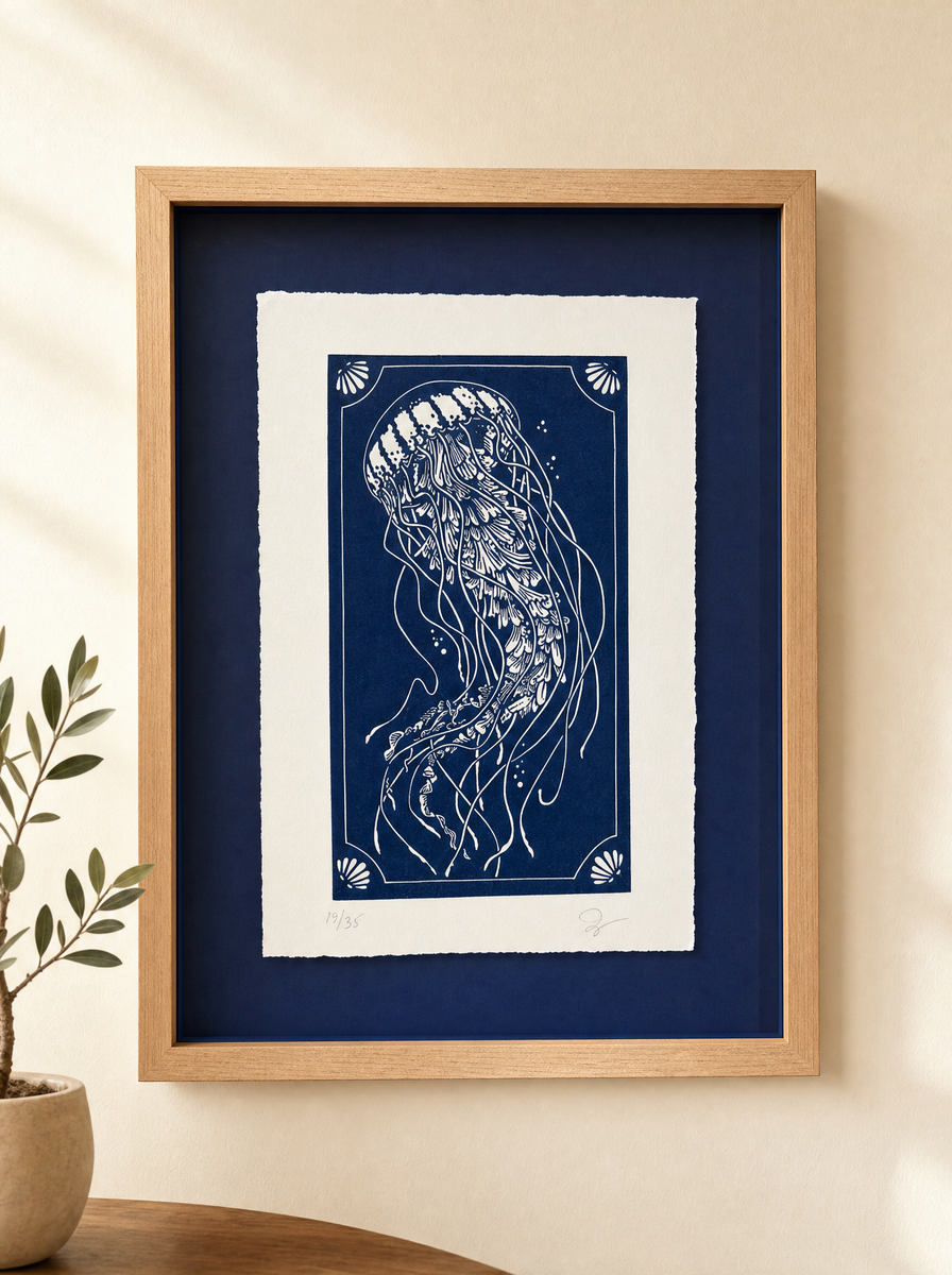 Custom framed wall art for the home