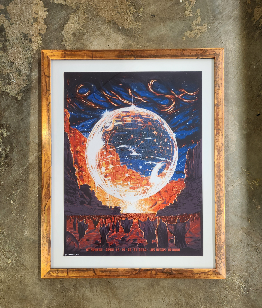 Fine art custom framing with museum glazing — Atlanta