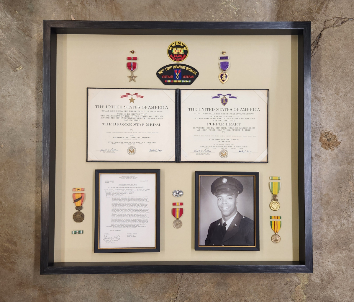 Custom framed family photo or keepsake — Toco Framing, Decatur GA