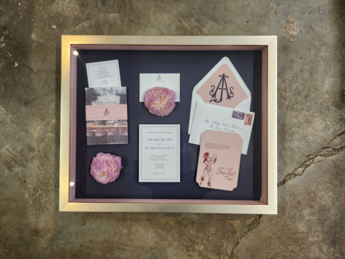 Custom framed family photo or keepsake — Toco Framing, Decatur GA