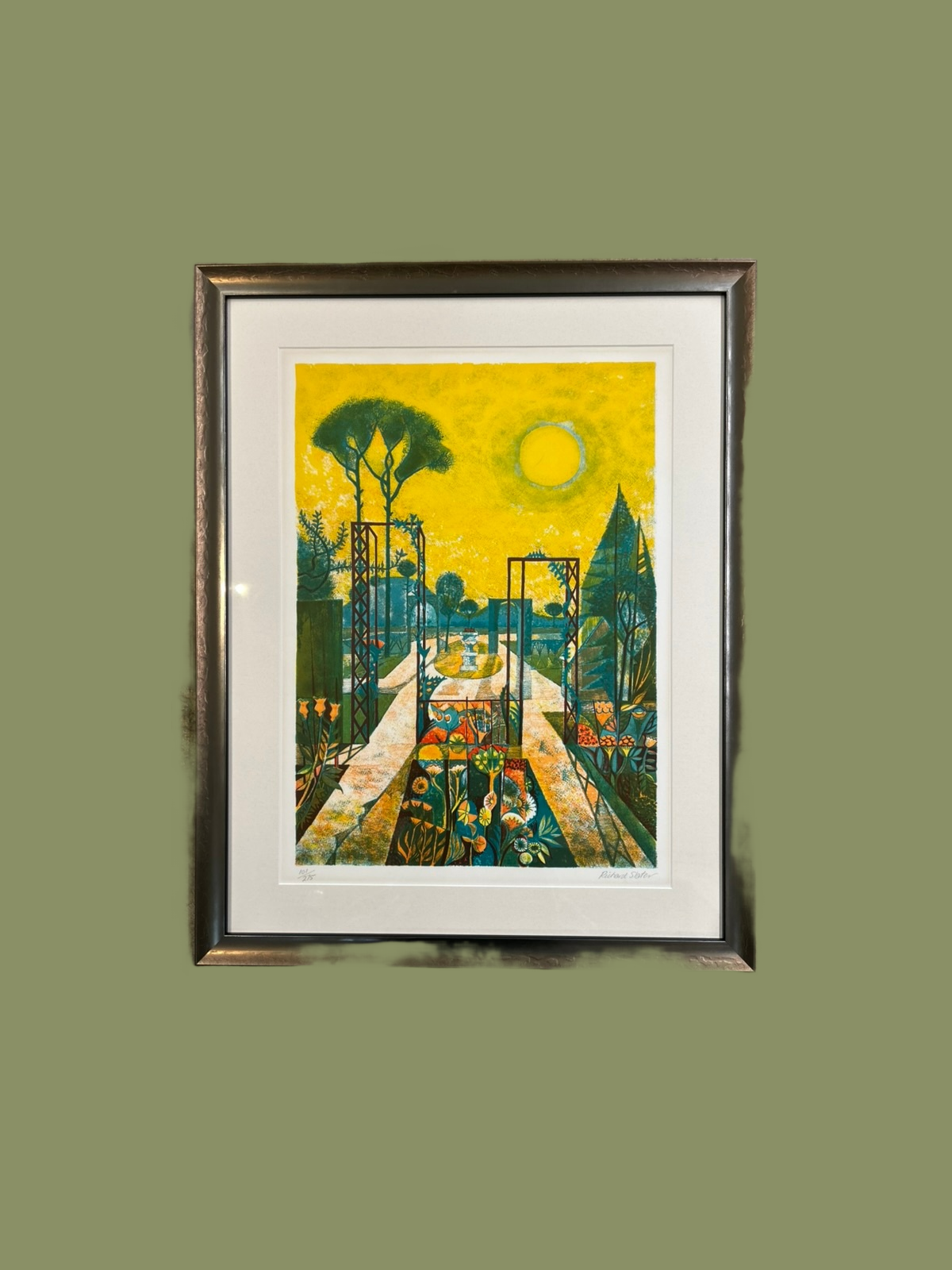 Custom framed wall art for the home