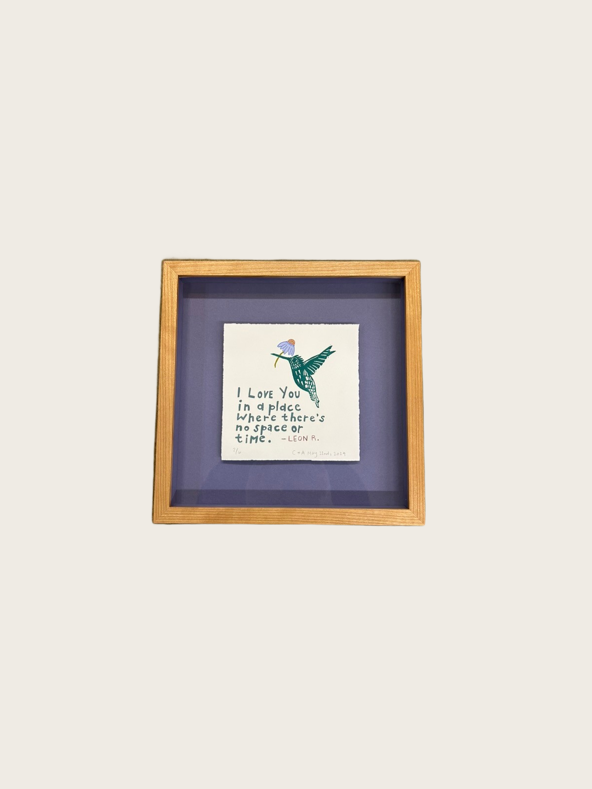 Custom framed family photo or keepsake — Toco Framing, Decatur GA